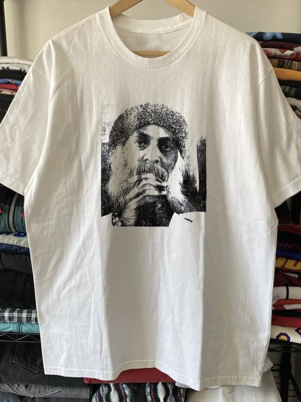 Rare Bhagwan Shree Rajneesh Osho White Tee
